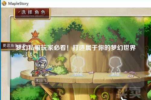 夢(mèng)幻私服玩家必看！打造屬于你的夢(mèng)幻世界